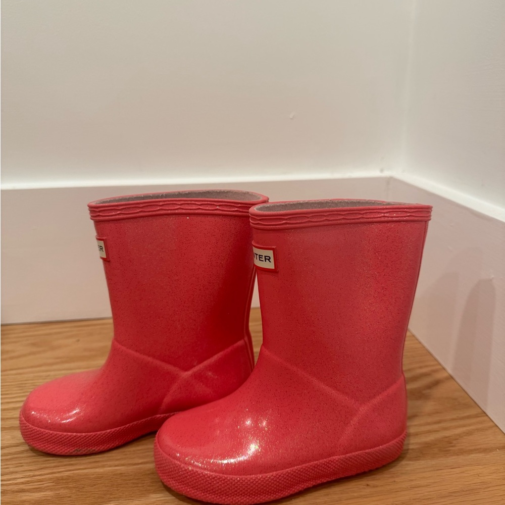 Hunter Kids Coral Rain Boots
